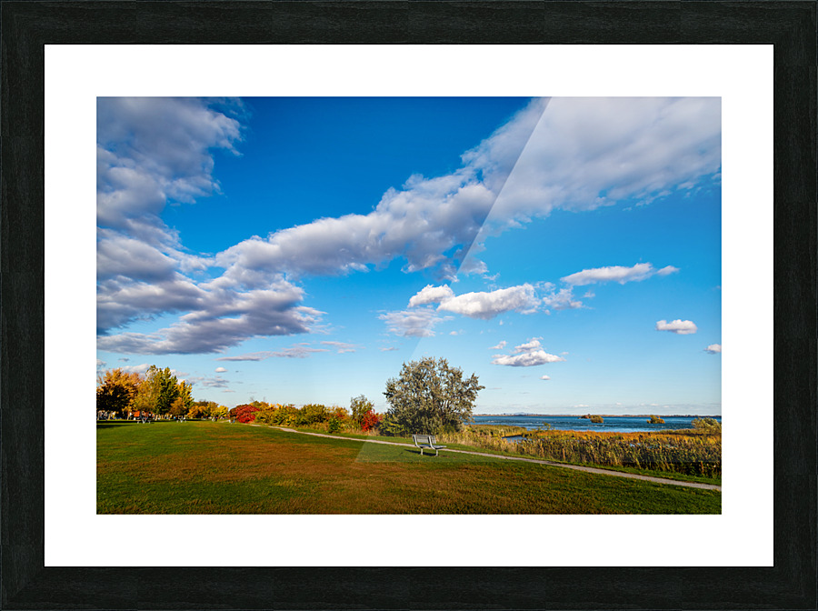 Scenic riverside  Picture Frame print