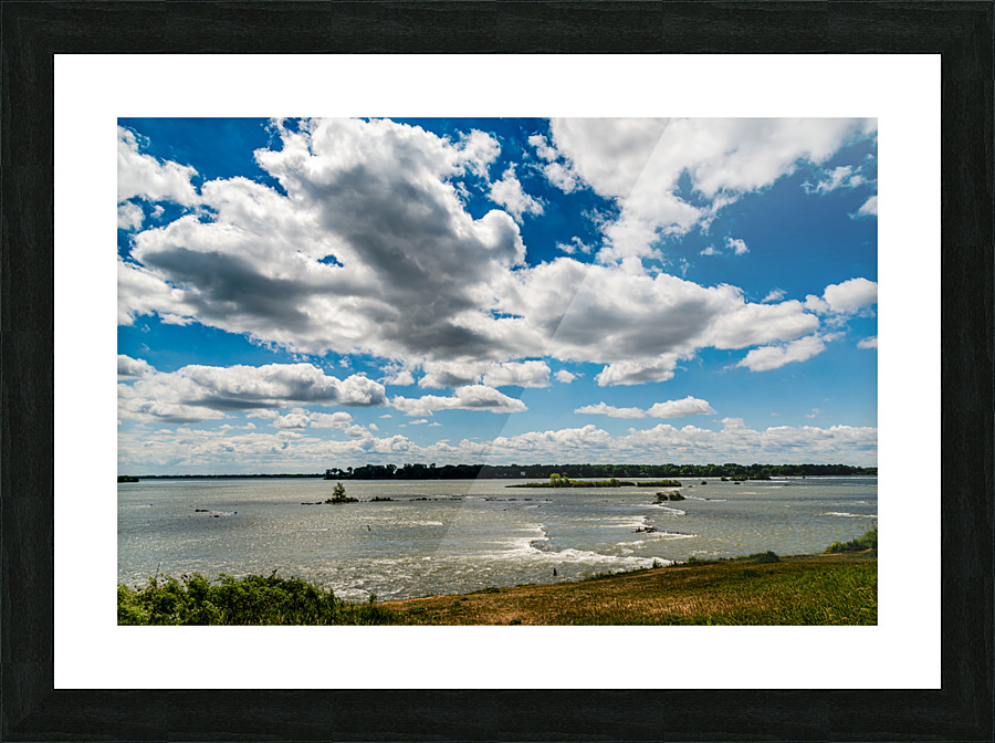 River - Scenic View Picture Frame print