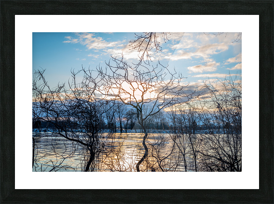 River 2  Picture Frame print