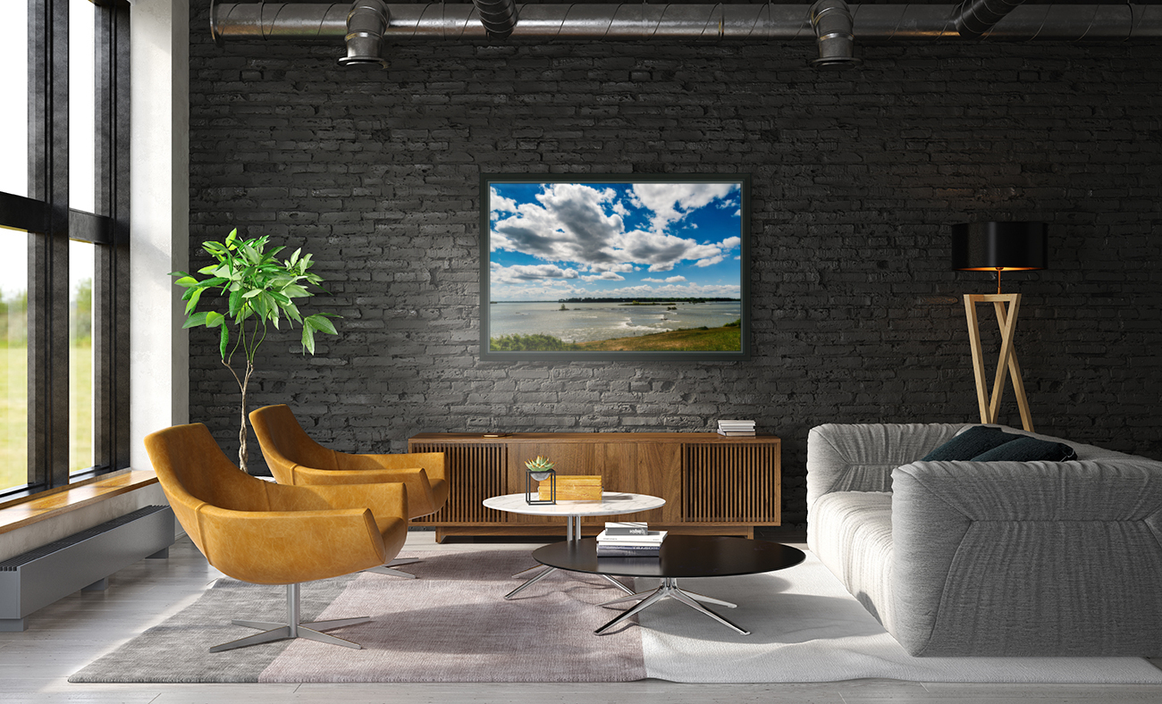 River - Scenic View Reproduction