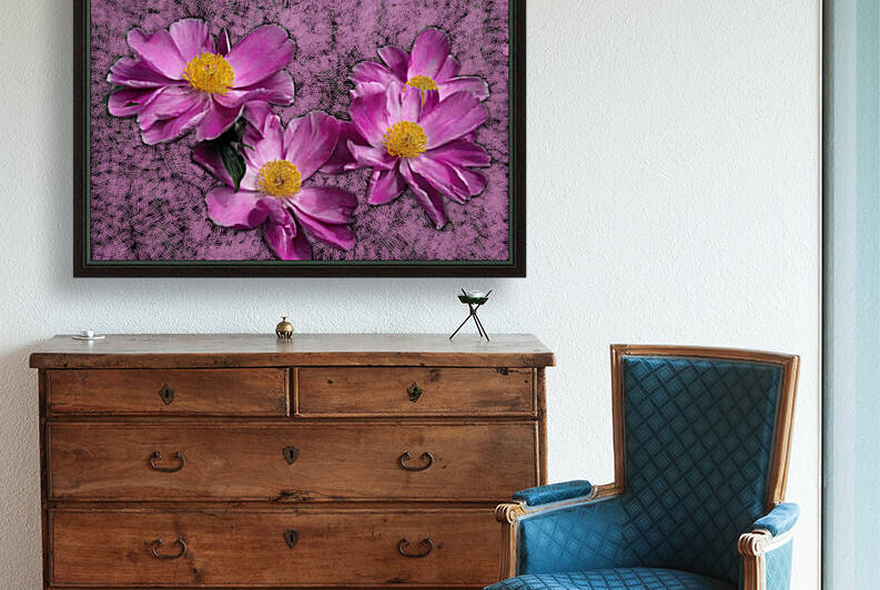 Peony Flowers Reproduction