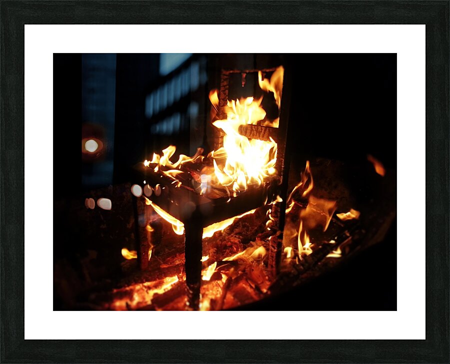 Satans Chair Picture Frame print