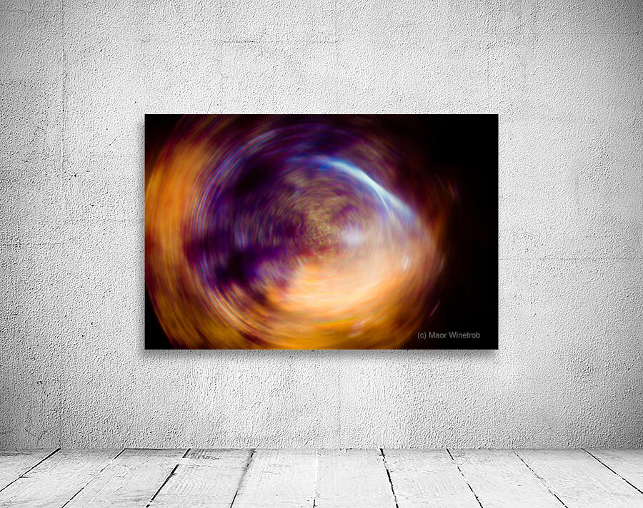 Abstract background blur color spin pattern Wall Preview