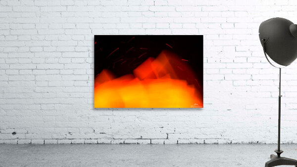 Fire and sparks Wall Preview