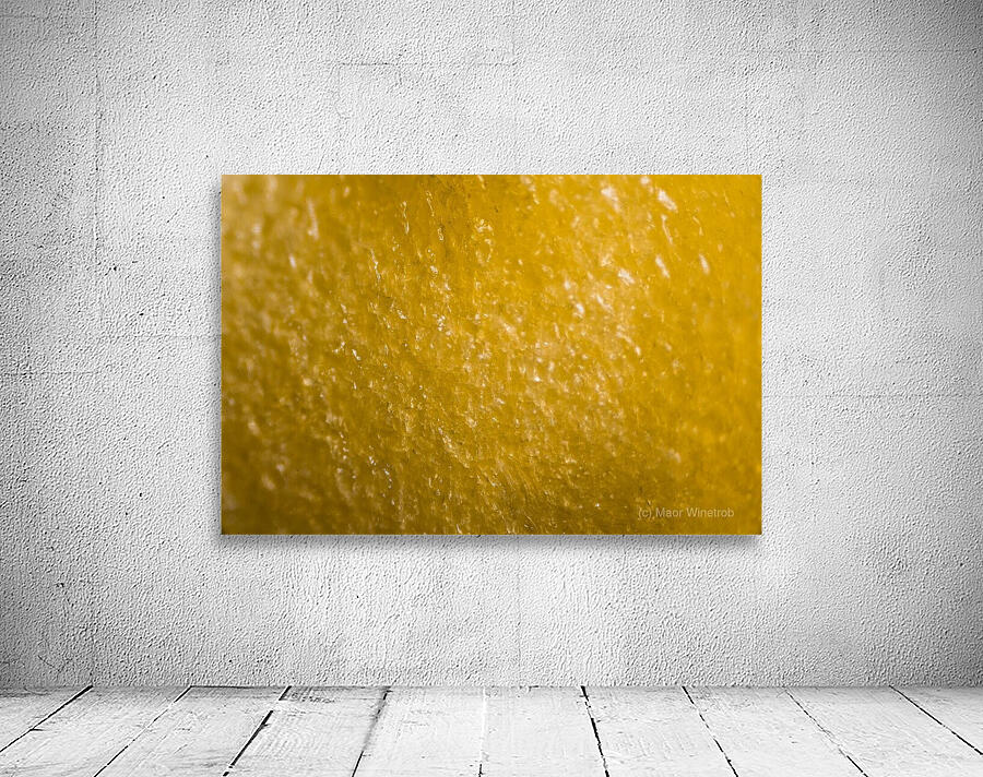 Yellow Peppers kernel under the microscope Wall Preview