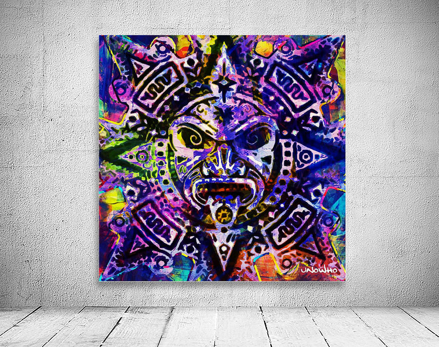 aztec sun god Wall Preview