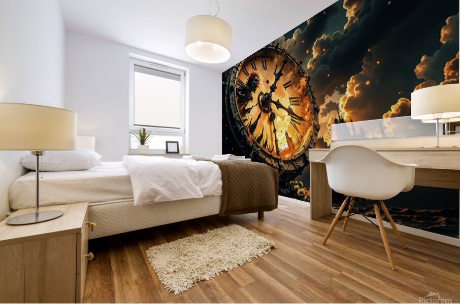Beneath the Burning Sky Mural print