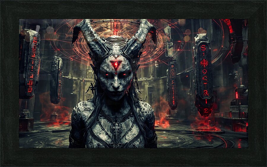 Death Code Picture Frame print
