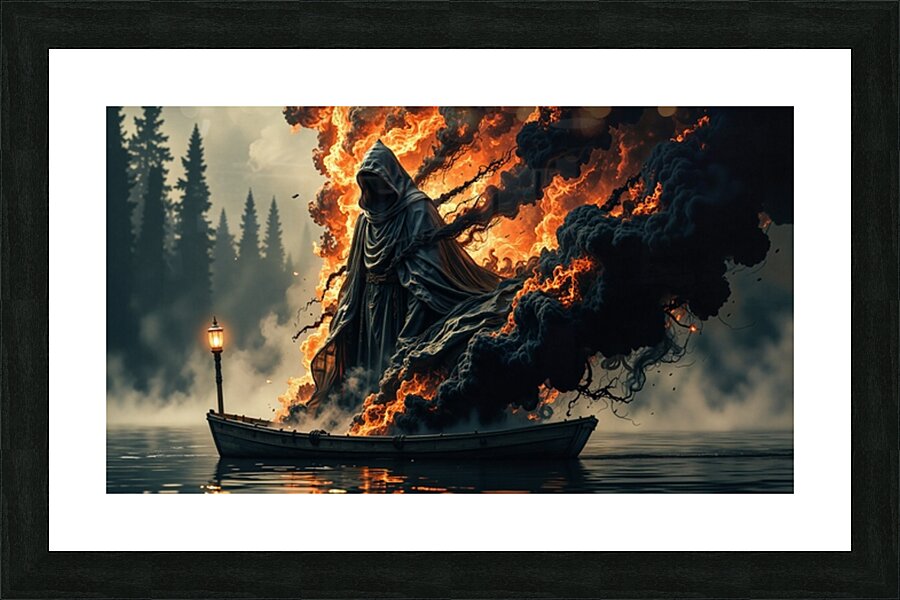 Through Fire and Fog Picture Frame print