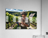 French Vineyard Acrylic Print