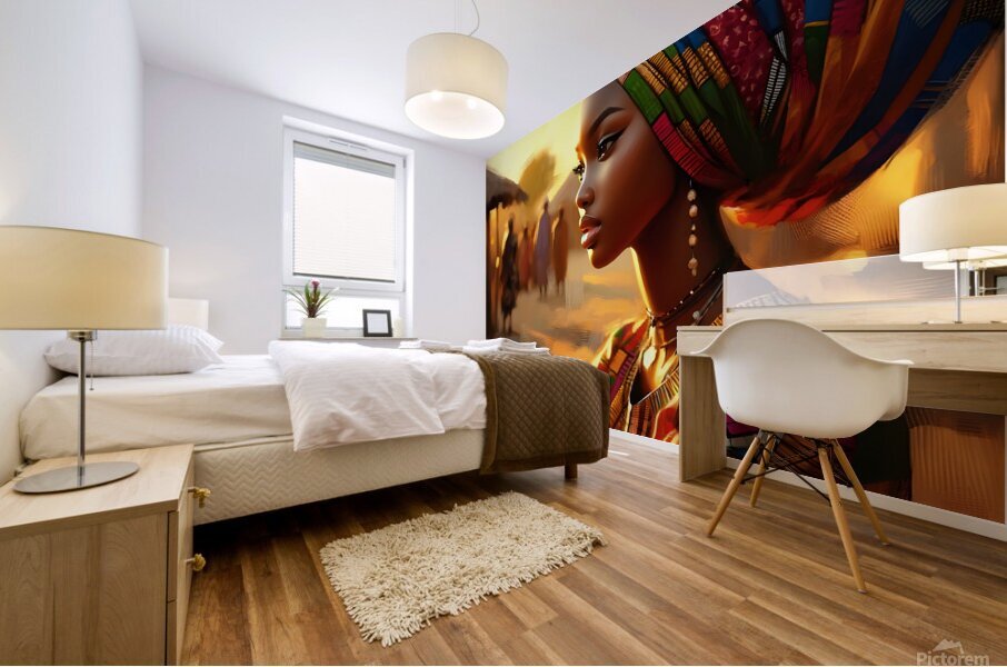 Zuri Mural print