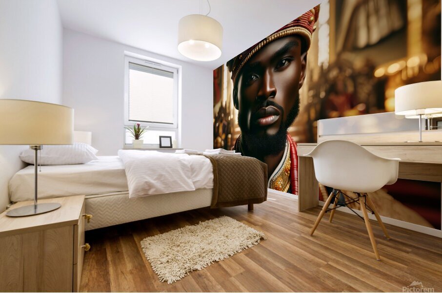 African King  Mural print