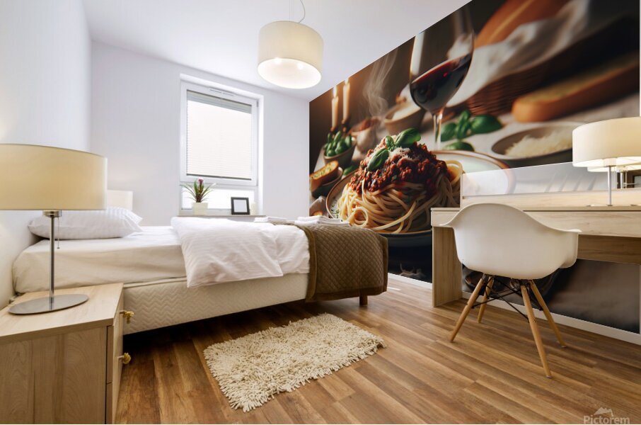 Spaghetti Bolognese Mural print