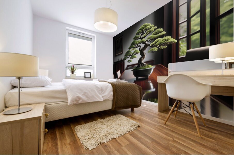Bonsai Mural print