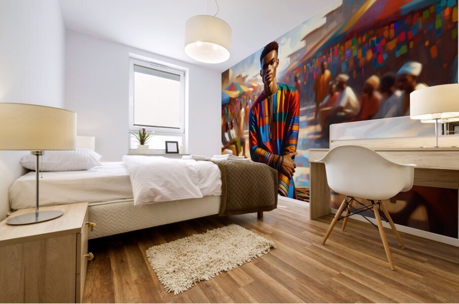 Yuusuf Mural print