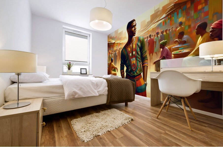 Jabari Mural print