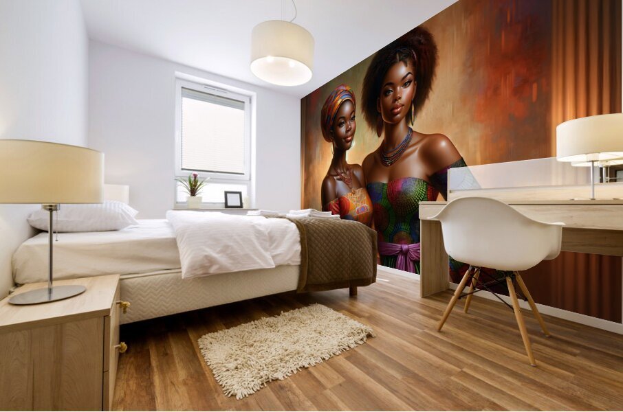Sisters Mural print