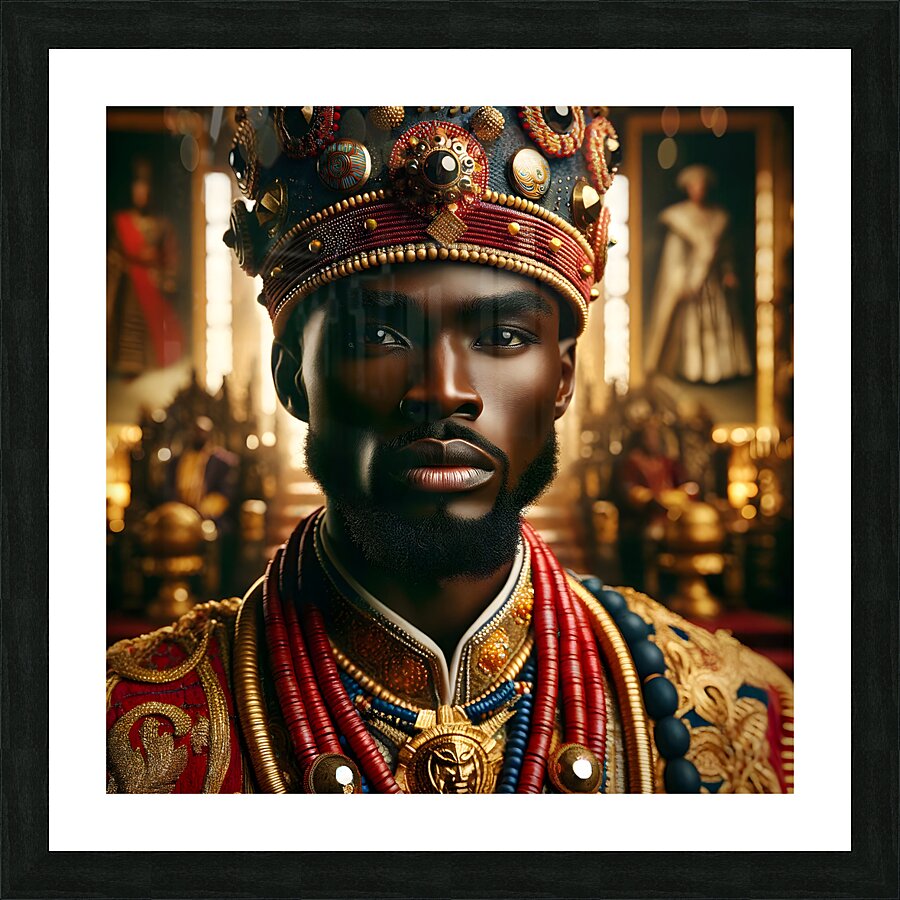 African King  Picture Frame print