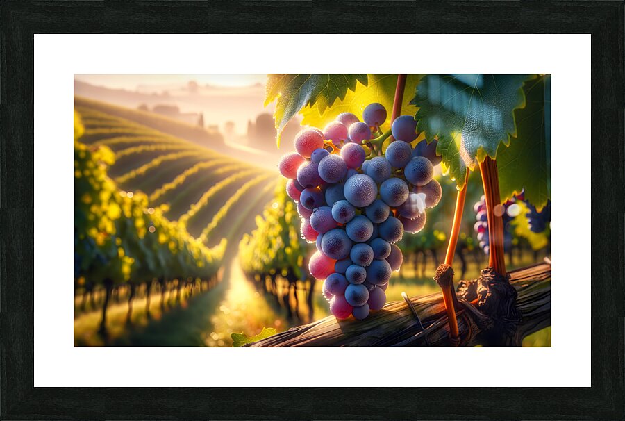 Grapes from Tuscany Picture Frame print