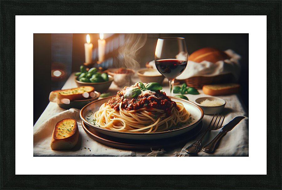 Spaghetti Bolognese Picture Frame print
