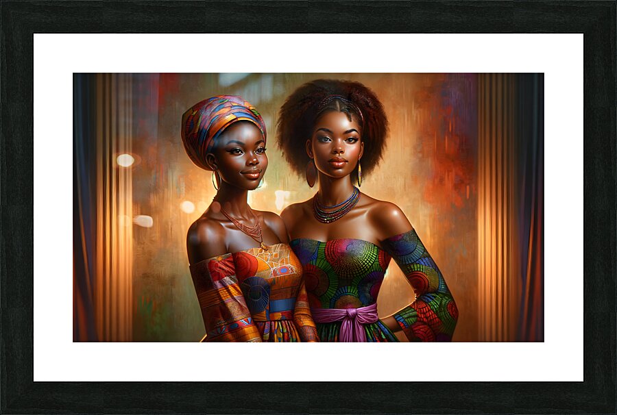 Sisters Picture Frame print