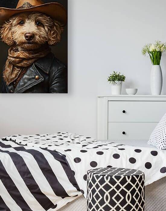 Adorable Cowboy Goldendoodle -  2. by Jose Irizarry