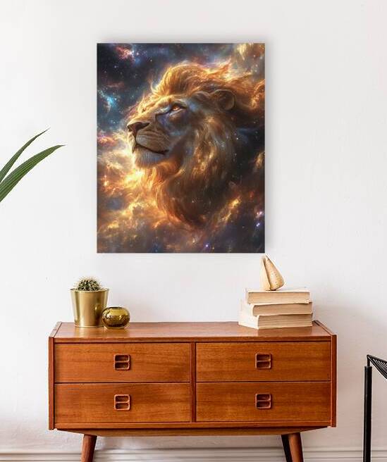 The Lion: The Fierce Protector. The Four Faces of YHVH Collection. by Jose Irizarry