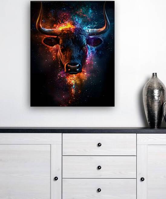 The Ox: The Burden Bearer for Humanity. The Four Faces of YHVH Collection. by Jose Irizarry