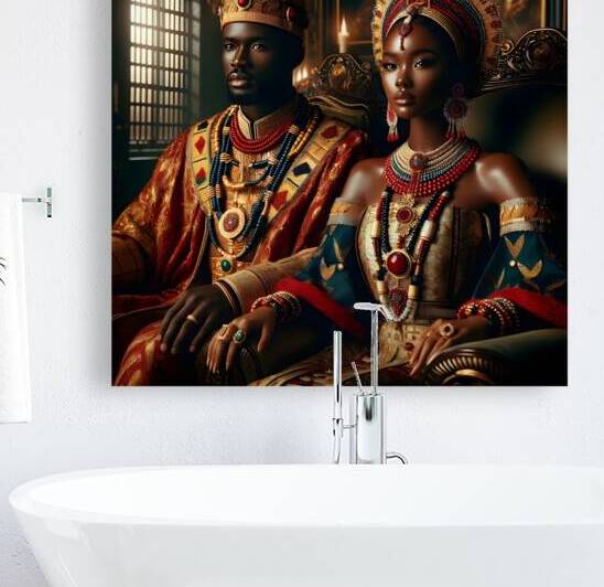African King and Queen by Jose Irizarry