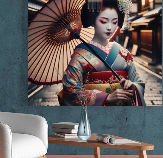 Geisha in Kyoto by Jose Irizarry