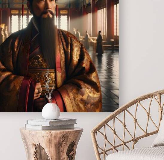 The Emperor of China in his court by Jose Irizarry