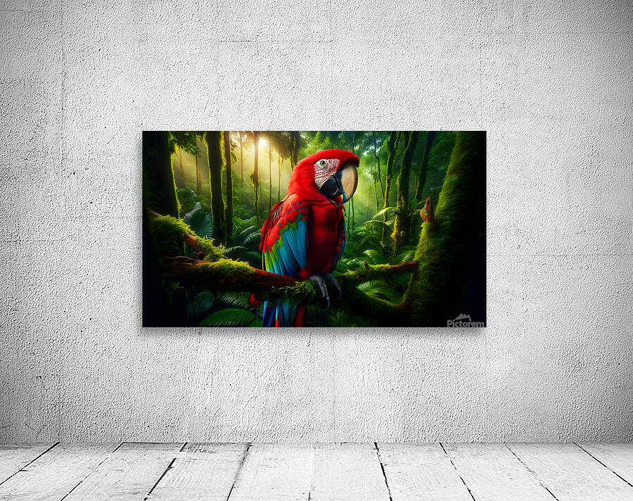 Scarlet Macaw Wall Preview