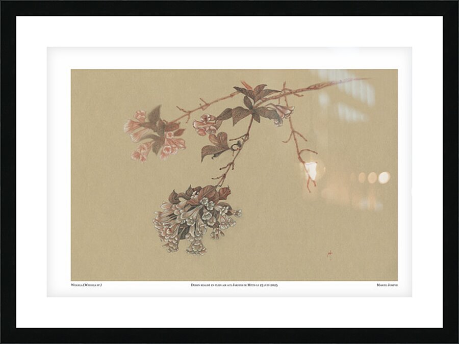 Weigela Picture Frame print