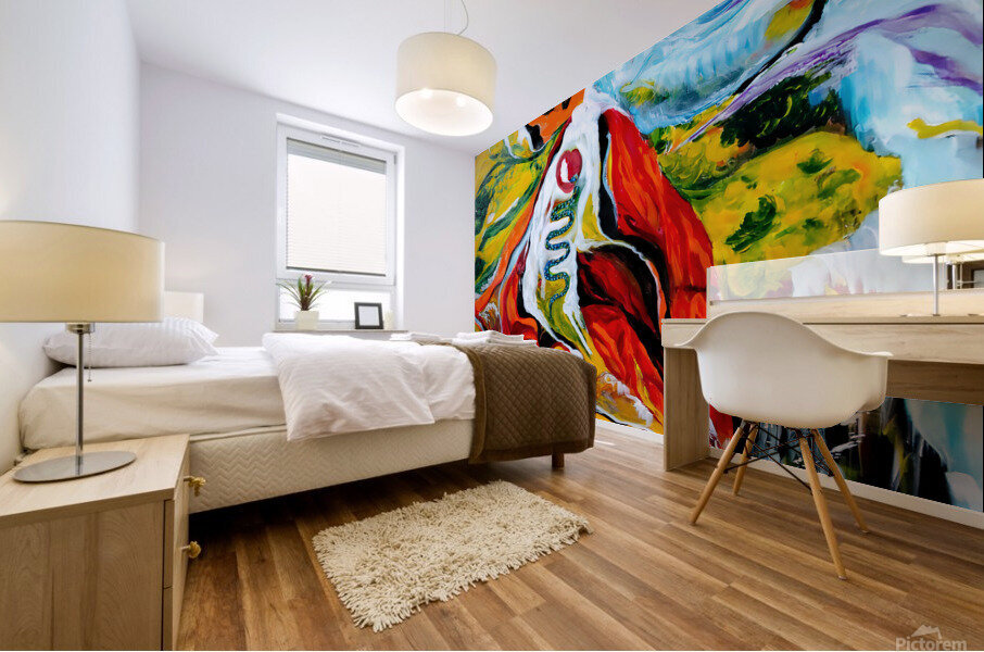 The SIN LA GENESE Mural print