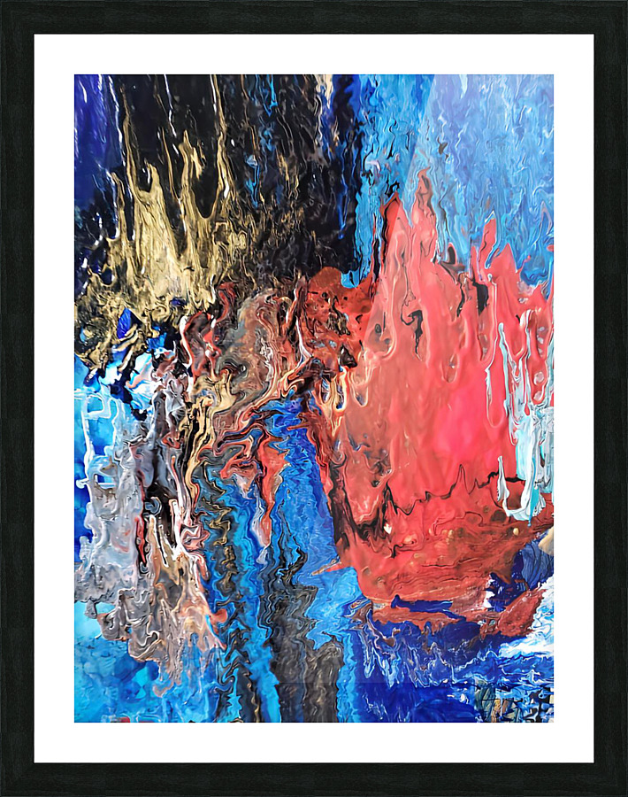 TURMOIL Picture Frame print