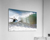 Surfer Riding Waves Acrylic Print