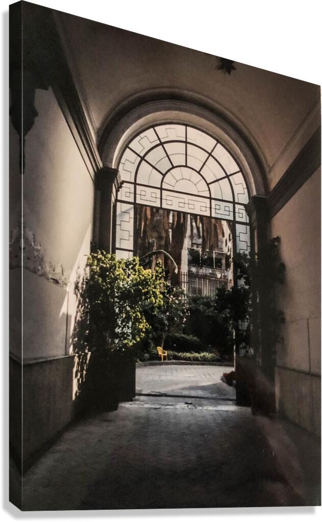 Catania Arch Sicily Canvas Print