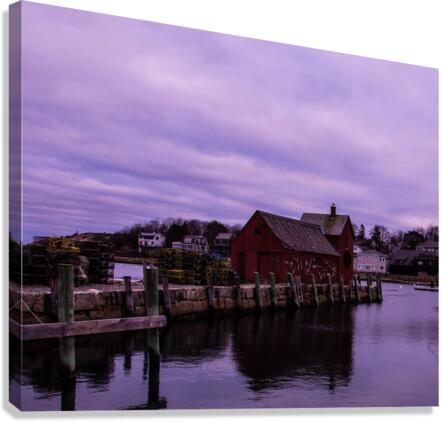 Sunset Over Motif  1 Canvas Print