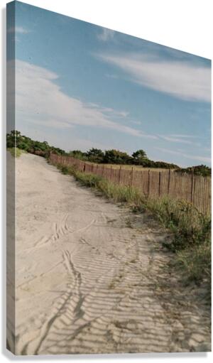 Footbridge Beach v2 Canvas Print