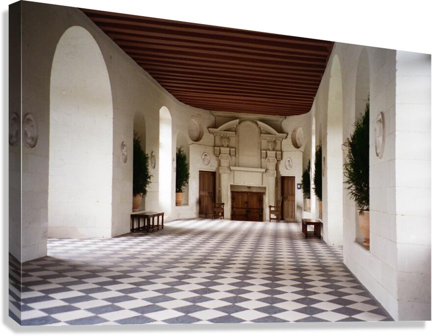 Chateau de Chenonceau Gallery Canvas Print