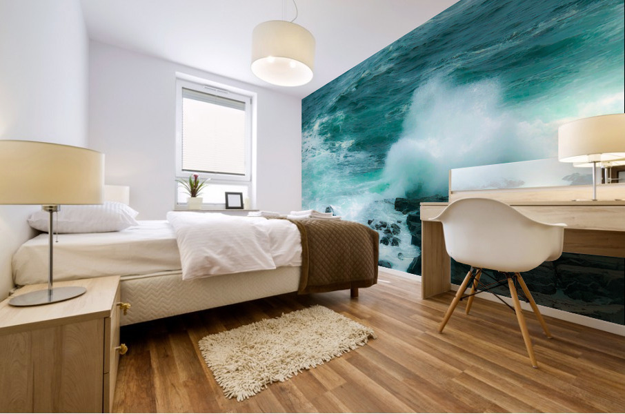 Waves Mural print