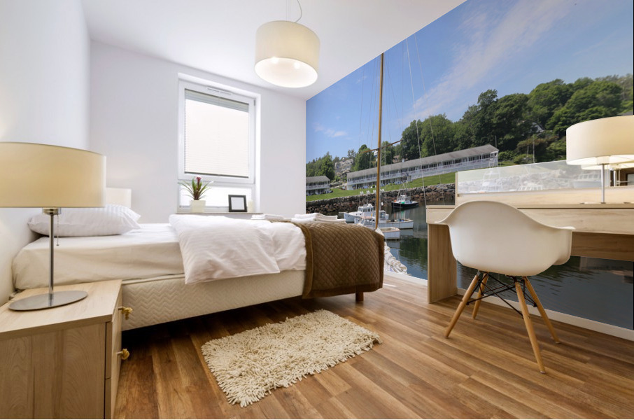 All Aboard the Silver Lining Mural print