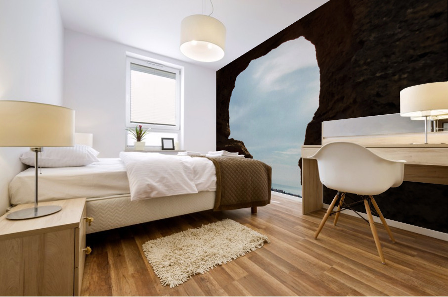 Looking Out Sicily Mural print