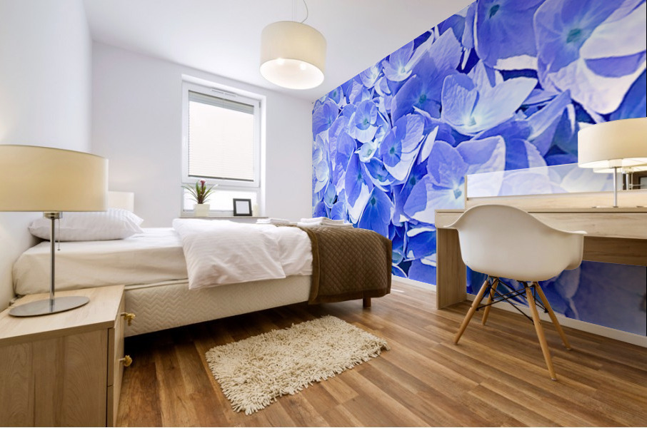 Hydrangea  Mural print