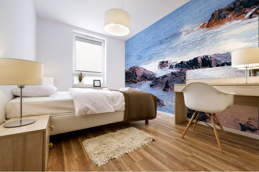 Marginal Way Painterly Mural print