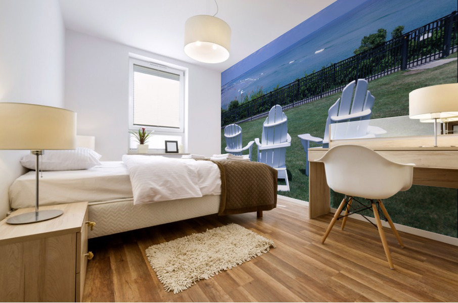 Adirondack Chairs Mural print