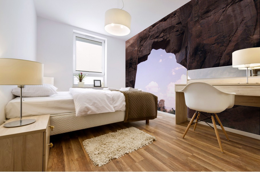 Pine Tree Arch Mural print
