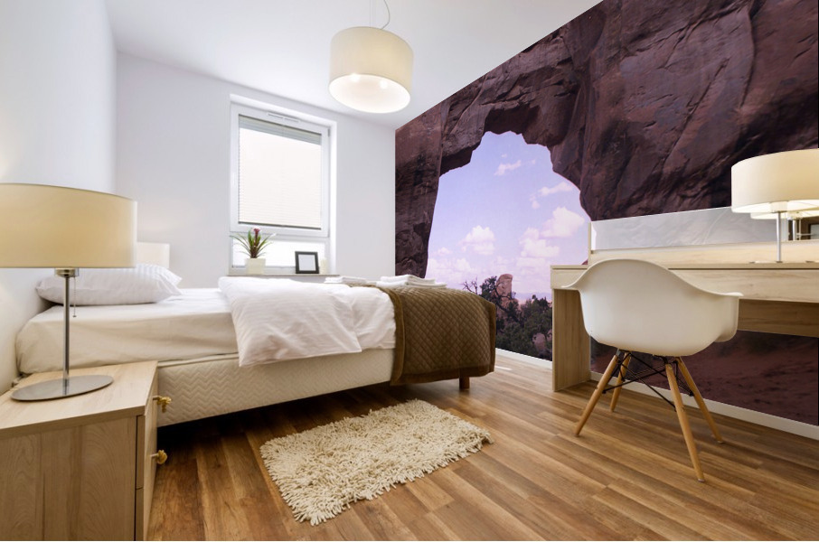Pine Tree Arch V2 Mural print