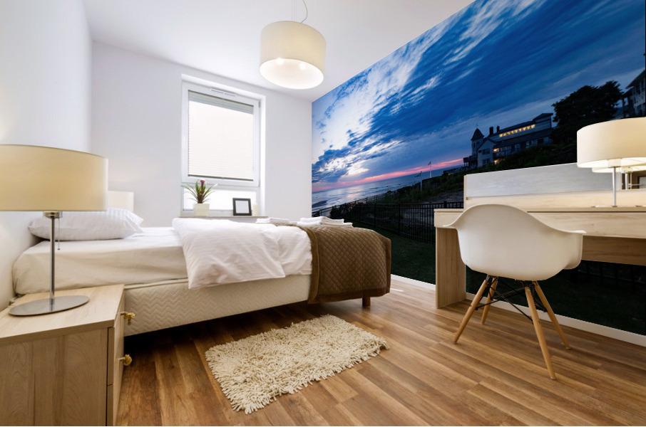 Blue Hour in Ogunquit Maine Mural print
