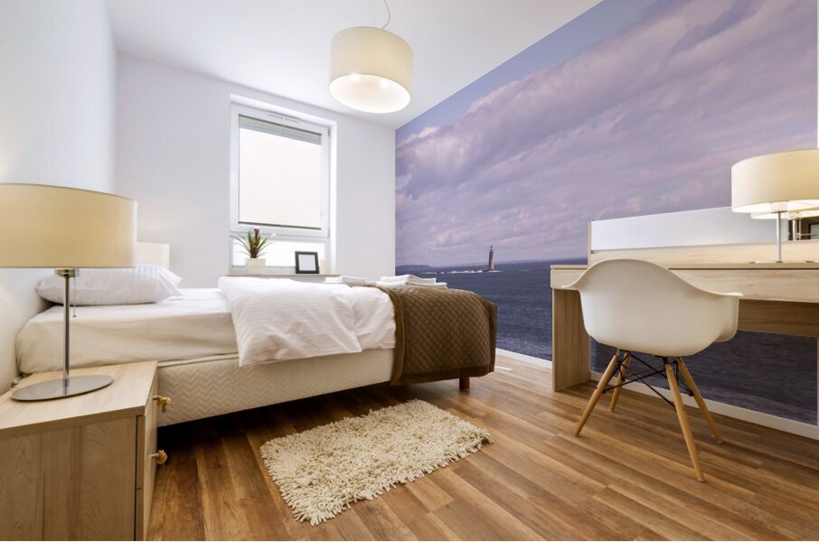 Ram Island Ledge Light Mural print